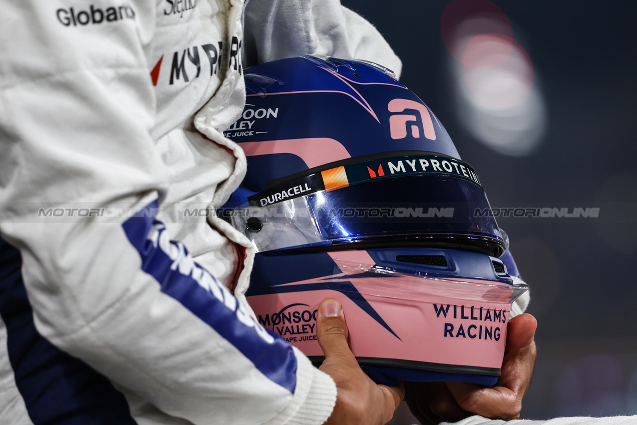 GP ABU DHABI, Alex Albon (THA), Williams F1 Team 
07.12.2024. Formula 1 World Championship, Rd 24, Abu Dhabi Grand Prix, Yas Marina Circuit, Abu Dhabi, Qualifiche Day.
- www.xpbimages.com, EMail: requests@xpbimages.com © Copyright: Charniaux / XPB Images