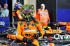 GP ABU DHABI, Pole sitter Lando Norris (GBR) McLaren in qualifying parc ferme.

07.12.2024. Formula 1 World Championship, Rd 24, Abu Dhabi Grand Prix, Yas Marina Circuit, Abu Dhabi, Qualifiche Day.

- www.xpbimages.com, EMail: requests@xpbimages.com © Copyright: Batchelor / XPB Images