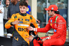 GP ABU DHABI, (L to R): pole sitter Lando Norris (GBR) McLaren with third placed Carlos Sainz Jr (ESP) Ferrari in qualifying parc ferme.

07.12.2024. Formula 1 World Championship, Rd 24, Abu Dhabi Grand Prix, Yas Marina Circuit, Abu Dhabi, Qualifiche Day.

- www.xpbimages.com, EMail: requests@xpbimages.com © Copyright: Batchelor / XPB Images