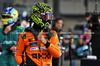 GP ABU DHABI, Pole sitter Lando Norris (GBR) McLaren celebrates in qualifying parc ferme.

07.12.2024. Formula 1 World Championship, Rd 24, Abu Dhabi Grand Prix, Yas Marina Circuit, Abu Dhabi, Qualifiche Day.

- www.xpbimages.com, EMail: requests@xpbimages.com © Copyright: Moy / XPB Images