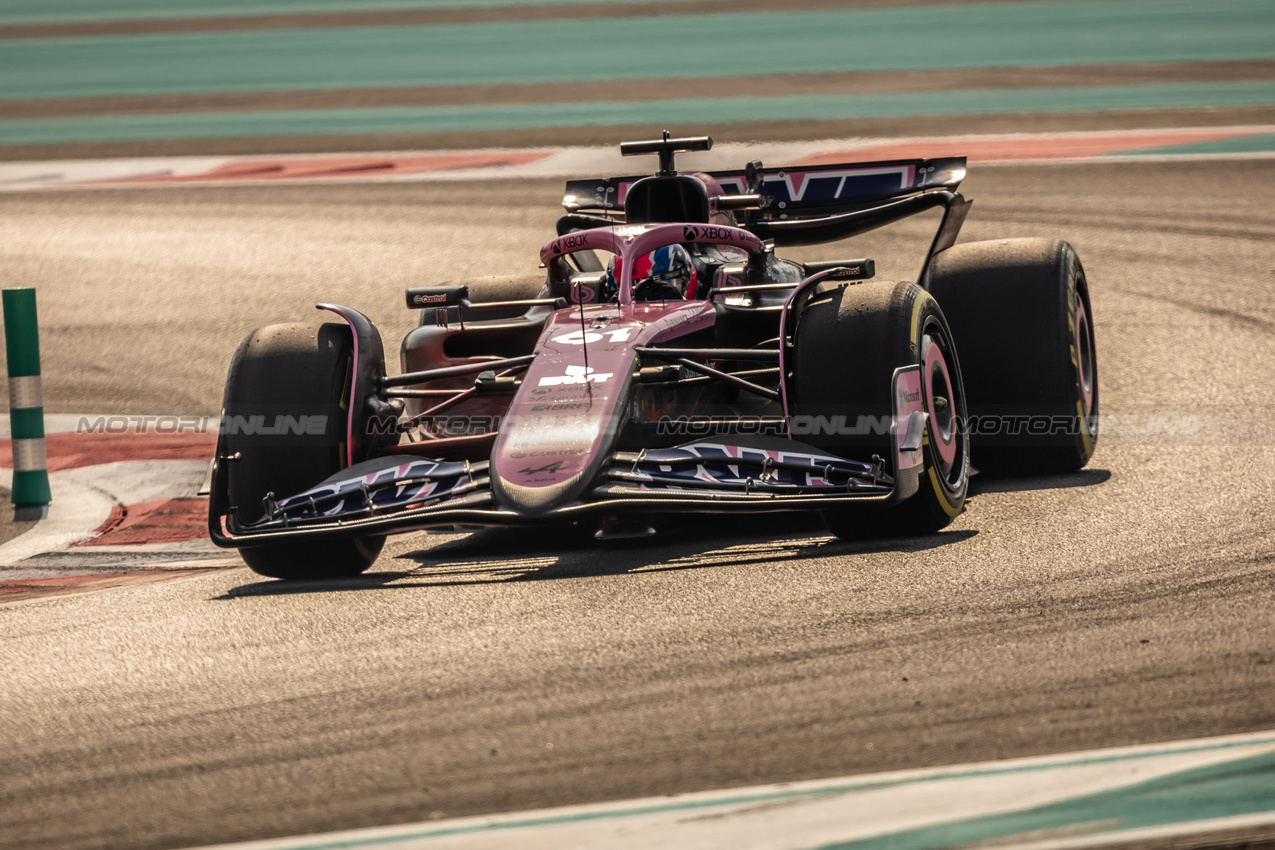 GP ABU DHABI, Jack Doohan (AUS) Alpine F1 Team A524.

06.12.2024. Formula 1 World Championship, Rd 24, Abu Dhabi Grand Prix, Yas Marina Circuit, Abu Dhabi, Practice Day.

- www.xpbimages.com, EMail: requests@xpbimages.com © Copyright: Bearne / XPB Images