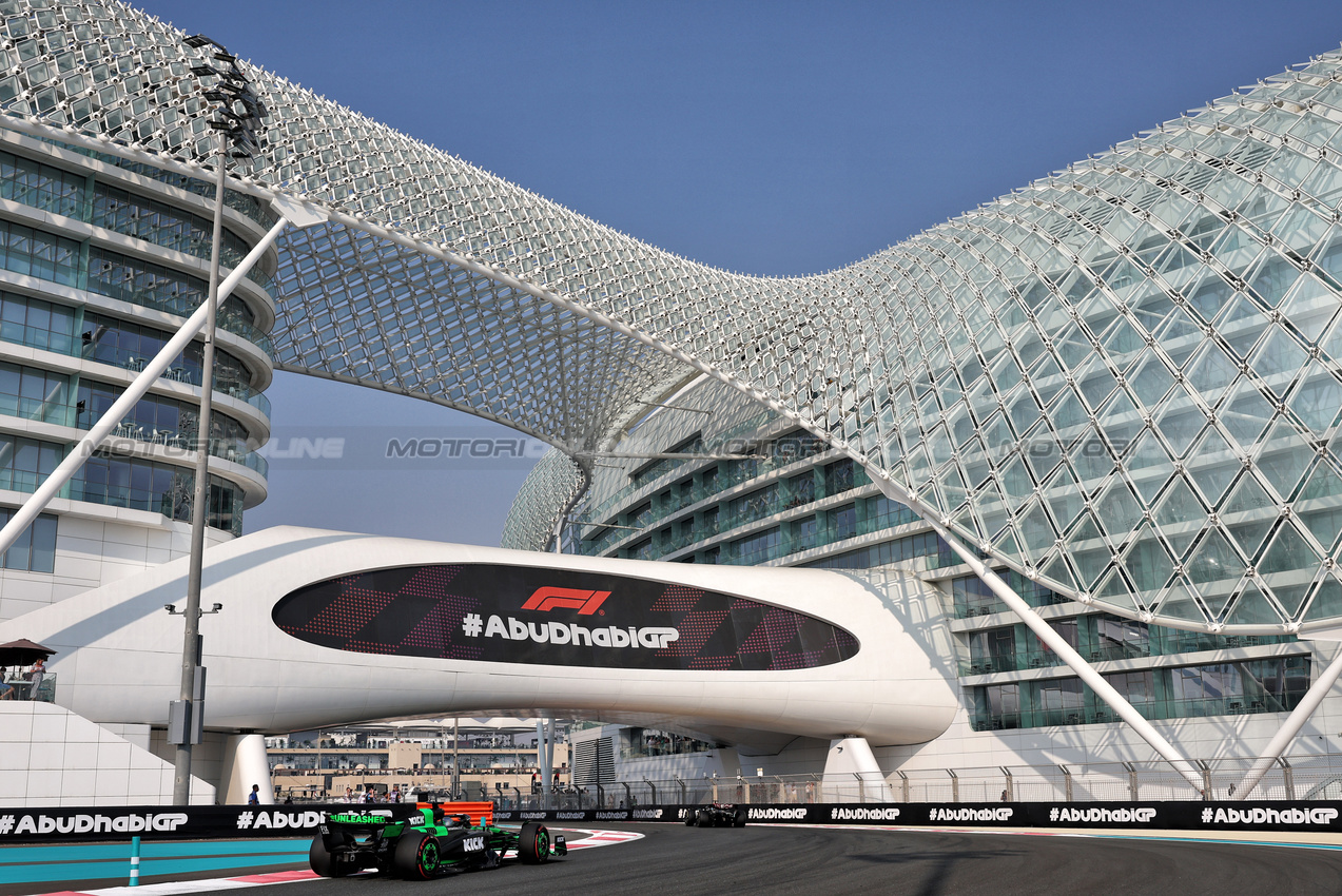 GP ABU DHABI, Valtteri Bottas (FIN) Sauber C44.

06.12.2024. Formula 1 World Championship, Rd 24, Abu Dhabi Grand Prix, Yas Marina Circuit, Abu Dhabi, Practice Day.

- www.xpbimages.com, EMail: requests@xpbimages.com © Copyright: Moy / XPB Images