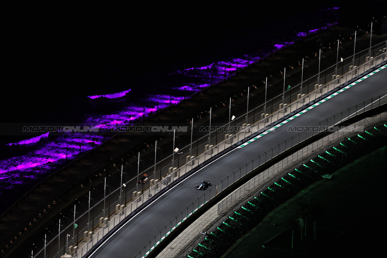 GP ARABIA SAUDITA, George Russell (GBR) Mercedes AMG F1 W15.

07.03.2024. Formula 1 World Championship, Rd 2, Saudi Arabian Grand Prix, Jeddah, Saudi Arabia, Practice Day.

- www.xpbimages.com, EMail: requests@xpbimages.com © Copyright: Moy / XPB Images