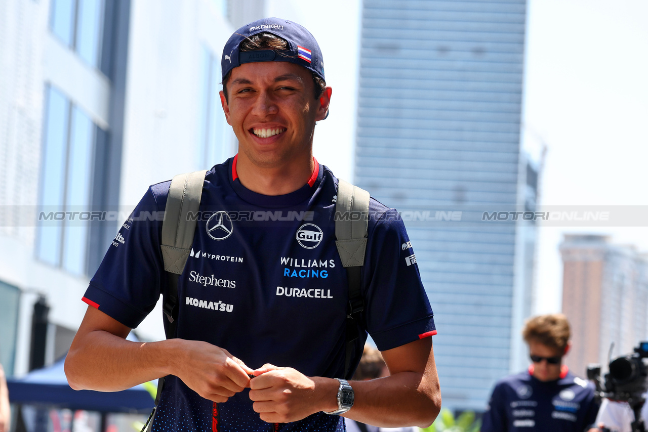 GP ARABIA SAUDITA, Alexander Albon (THA) Williams Racing.

06.03.2024. Formula 1 World Championship, Rd 2, Saudi Arabian Grand Prix, Jeddah, Saudi Arabia, Preparation Day.

- www.xpbimages.com, EMail: requests@xpbimages.com © Copyright: Batchelor / XPB Images