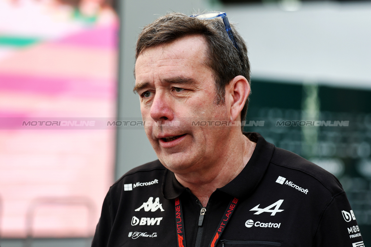 GP ARABIA SAUDITA, Bruno Famin (FRA) Alpine Motorsports Vice President e Alpine F1 Team Team Principal.

06.03.2024. Formula 1 World Championship, Rd 2, Saudi Arabian Grand Prix, Jeddah, Saudi Arabia, Preparation Day.

- www.xpbimages.com, EMail: requests@xpbimages.com © Copyright: Moy / XPB Images