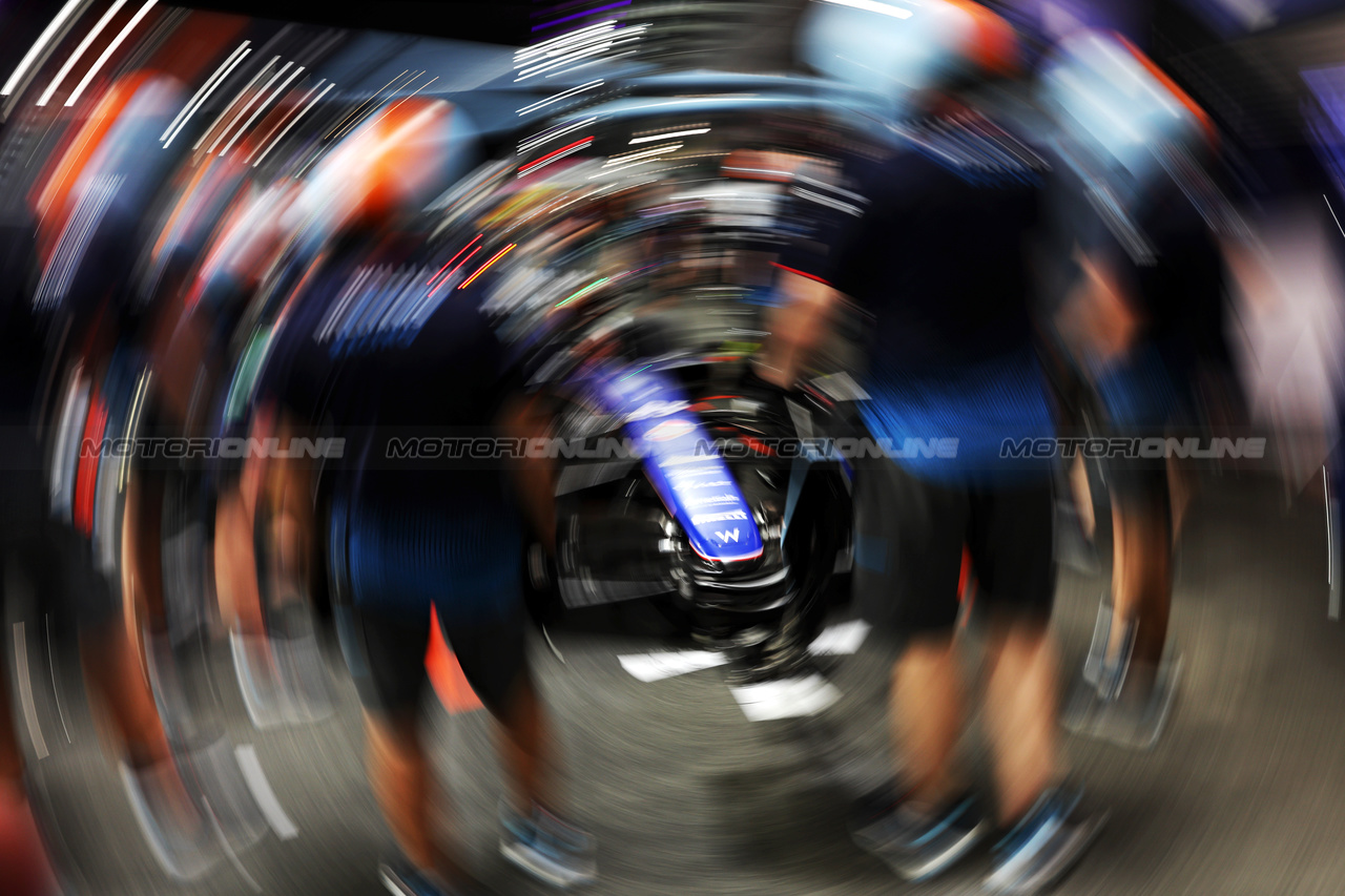 GP ARABIA SAUDITA, Williams Racing practices pit stops.

06.03.2024. Formula 1 World Championship, Rd 2, Saudi Arabian Grand Prix, Jeddah, Saudi Arabia, Preparation Day.

- www.xpbimages.com, EMail: requests@xpbimages.com © Copyright: Bearne / XPB Images