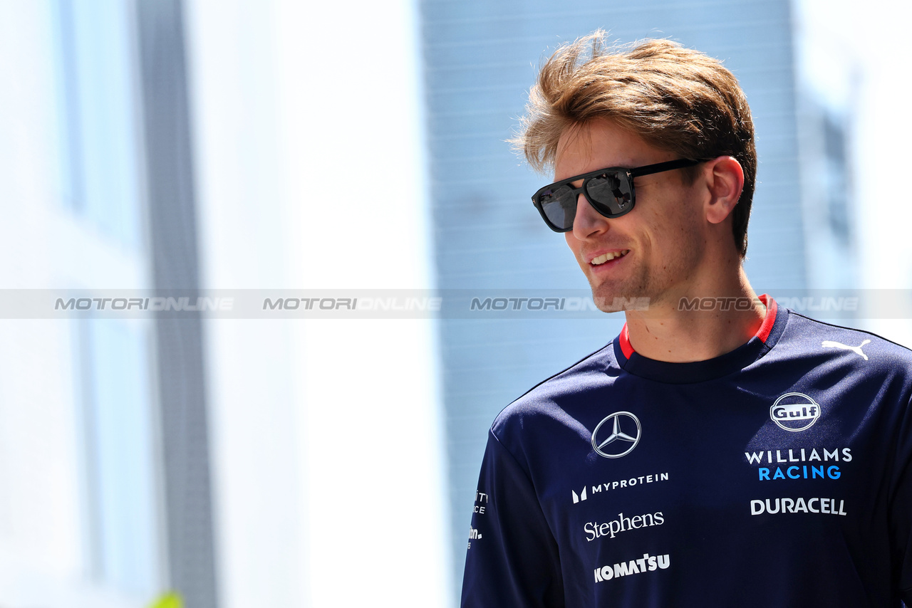 GP ARABIA SAUDITA, Logan Sargeant (USA) Williams Racing.

06.03.2024. Formula 1 World Championship, Rd 2, Saudi Arabian Grand Prix, Jeddah, Saudi Arabia, Preparation Day.

- www.xpbimages.com, EMail: requests@xpbimages.com © Copyright: Batchelor / XPB Images