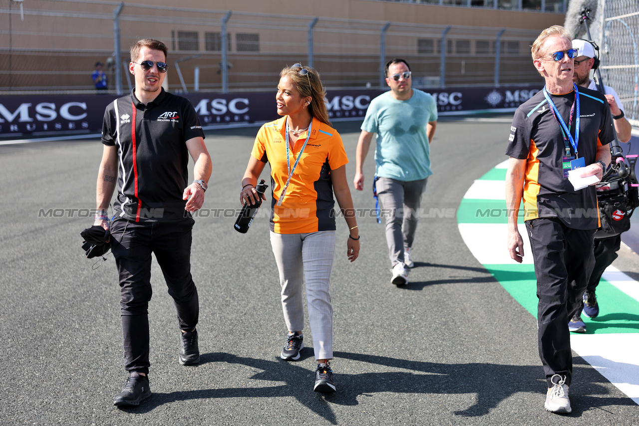 GP ARABIA SAUDITA, Bianca Bustamante (PHL) ART walks the circuit.

06.03.2024. FIA Formula Academy, Rd 1, Jeddah, Saudi Arabia, Wednesday.

- www.xpbimages.com, EMail: requests@xpbimages.com Copyright: XPB Images