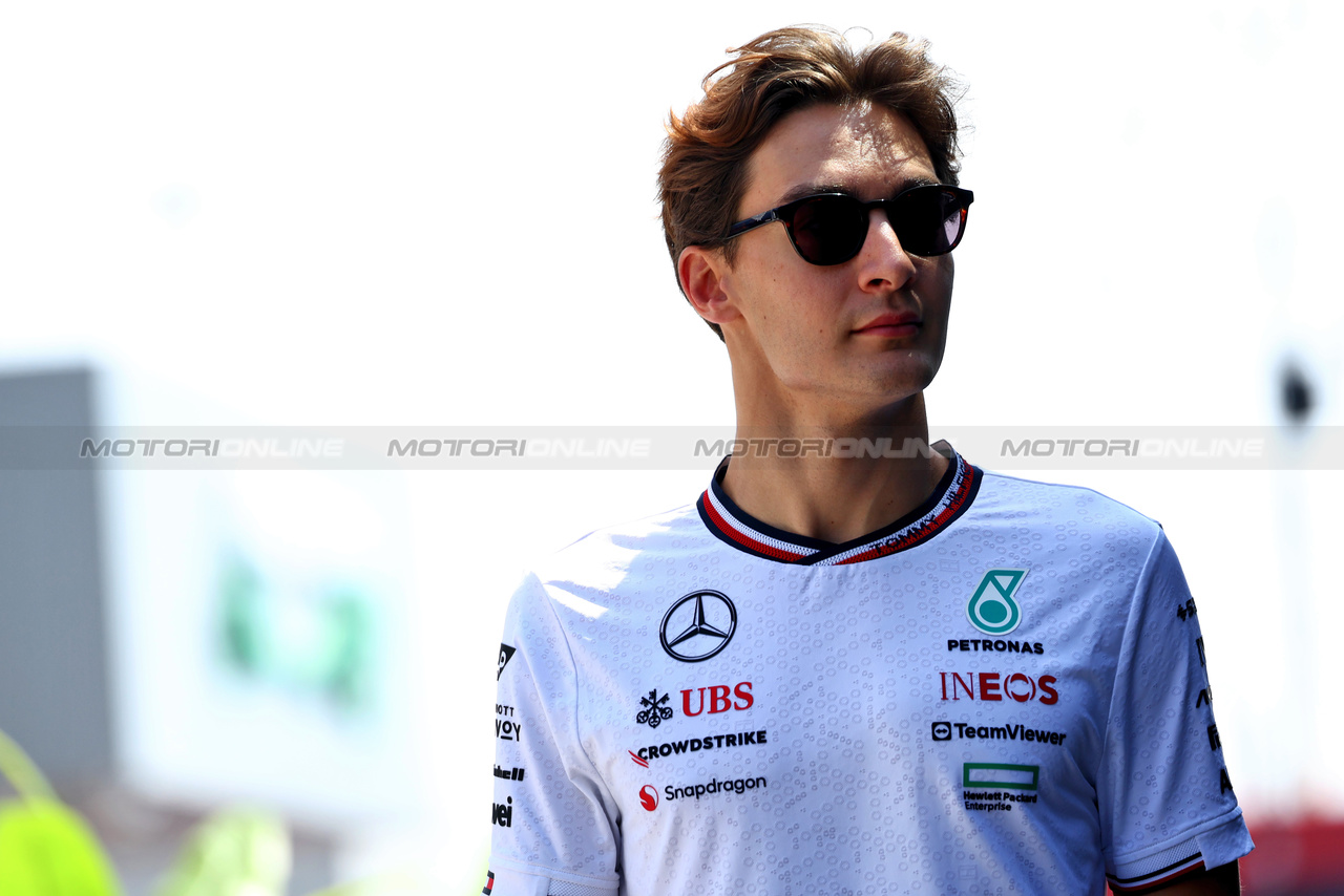 GP ARABIA SAUDITA, George Russell (GBR) Mercedes AMG F1.

06.03.2024. Formula 1 World Championship, Rd 2, Saudi Arabian Grand Prix, Jeddah, Saudi Arabia, Preparation Day.

 - www.xpbimages.com, EMail: requests@xpbimages.com © Copyright: Coates / XPB Images