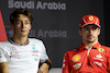 GP ARABIA SAUDITA, (L to R): George Russell (GBR) Mercedes AMG F1 e Charles Leclerc (MON) Ferrari in the FIA Press Conference.
06.03.2024. Formula 1 World Championship, Rd 2, Saudi Arabian Grand Prix, Jeddah, Saudi Arabia, Preparation Day.
- www.xpbimages.com, EMail: requests@xpbimages.com © Copyright: Bearne / XPB Images
