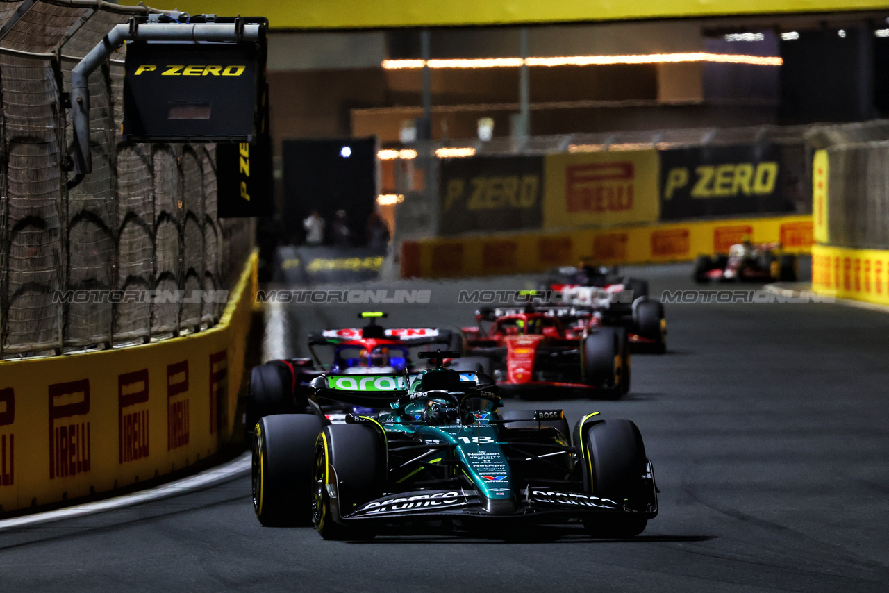 GP ARABIA SAUDITA, Lance Stroll (CDN) Aston Martin F1 Team AMR24.

09.03.2024. Formula 1 World Championship, Rd 2, Saudi Arabian Grand Prix, Jeddah, Saudi Arabia, Gara Day.

- www.xpbimages.com, EMail: requests@xpbimages.com © Copyright: Batchelor / XPB Images