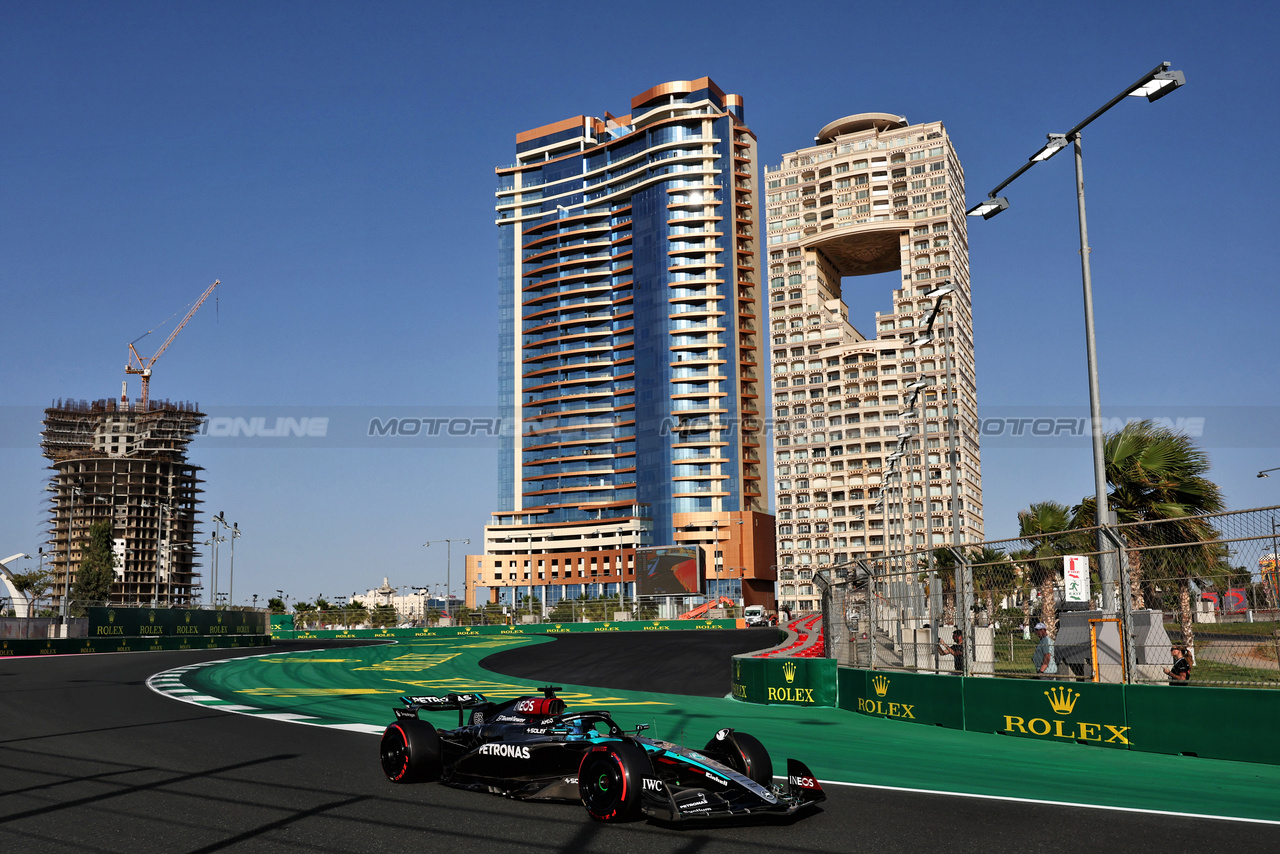 GP ARABIA SAUDITA, George Russell (GBR) Mercedes AMG F1 W15.

08.03.2024. Formula 1 World Championship, Rd 2, Saudi Arabian Grand Prix, Jeddah, Saudi Arabia, Qualifiche Day.

- www.xpbimages.com, EMail: requests@xpbimages.com © Copyright: Moy / XPB Images