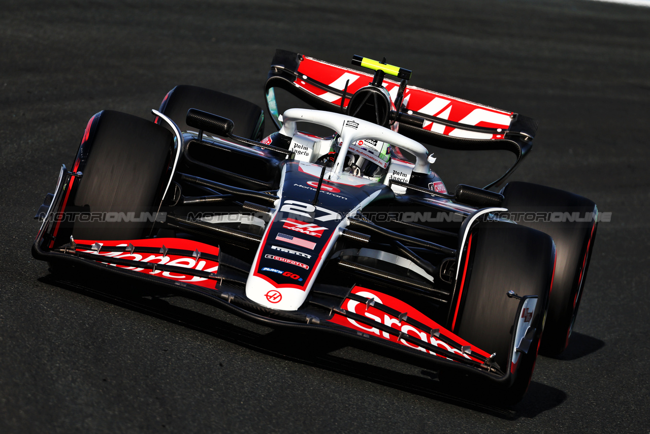 GP ARABIA SAUDITA, Nico Hulkenberg (GER) Haas VF-24.

08.03.2024. Formula 1 World Championship, Rd 2, Saudi Arabian Grand Prix, Jeddah, Saudi Arabia, Qualifiche Day.

 - www.xpbimages.com, EMail: requests@xpbimages.com © Copyright: Coates / XPB Images