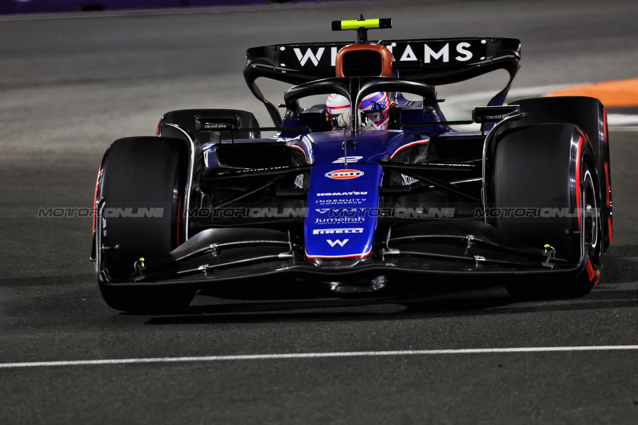 GP ARABIA SAUDITA, Logan Sargeant (USA) Williams Racing FW46.

08.03.2024. Formula 1 World Championship, Rd 2, Saudi Arabian Grand Prix, Jeddah, Saudi Arabia, Qualifiche Day.

- www.xpbimages.com, EMail: requests@xpbimages.com © Copyright: Bearne / XPB Images