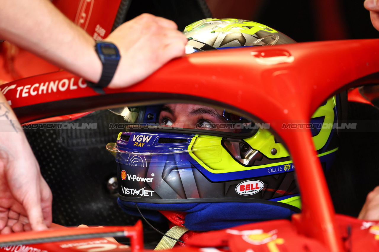 GP ARABIA SAUDITA, Oliver Bearman (GBR) Ferrari SF-24 Reserve Driver.

08.03.2024. Formula 1 World Championship, Rd 2, Saudi Arabian Grand Prix, Jeddah, Saudi Arabia, Qualifiche Day.

- www.xpbimages.com, EMail: requests@xpbimages.com © Copyright: Batchelor / XPB Images