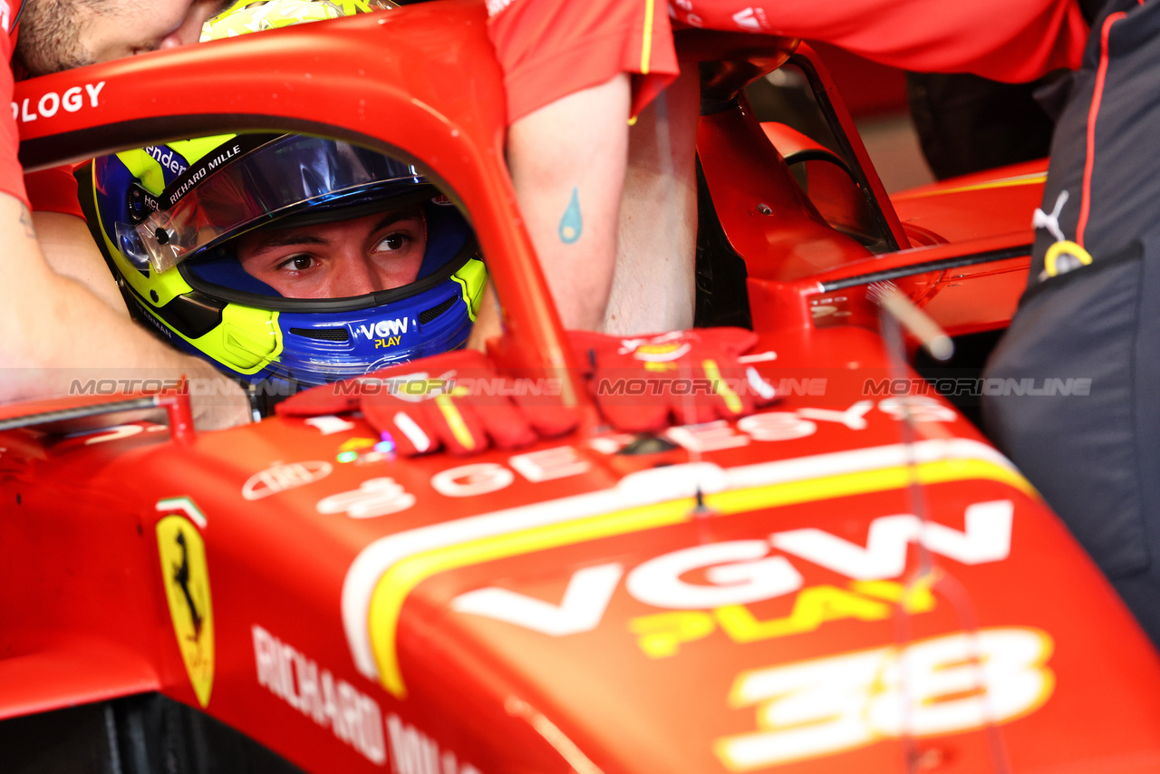GP ARABIA SAUDITA, Oliver Bearman (GBR) Ferrari SF-24 Reserve Driver.

08.03.2024. Formula 1 World Championship, Rd 2, Saudi Arabian Grand Prix, Jeddah, Saudi Arabia, Qualifiche Day.

- www.xpbimages.com, EMail: requests@xpbimages.com © Copyright: Batchelor / XPB Images