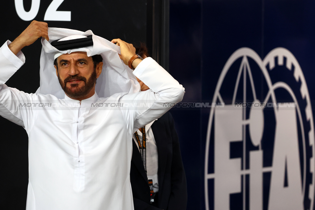 GP ARABIA SAUDITA, Mohammed Bin Sulayem (UAE) FIA President.

08.03.2024. Formula 1 World Championship, Rd 2, Saudi Arabian Grand Prix, Jeddah, Saudi Arabia, Qualifiche Day.

- www.xpbimages.com, EMail: requests@xpbimages.com © Copyright: Batchelor / XPB Images