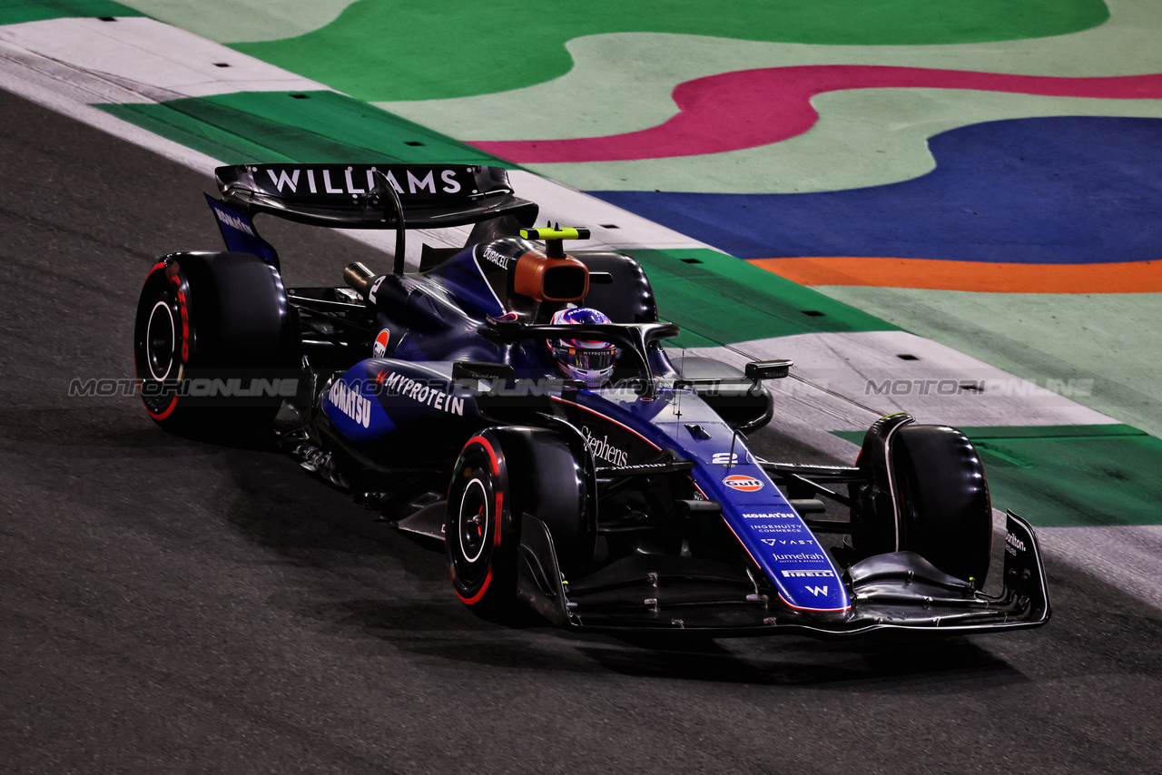 GP ARABIA SAUDITA, Logan Sargeant (USA) Williams Racing FW46.

08.03.2024. Formula 1 World Championship, Rd 2, Saudi Arabian Grand Prix, Jeddah, Saudi Arabia, Qualifiche Day.

- www.xpbimages.com, EMail: requests@xpbimages.com © Copyright: Moy / XPB Images