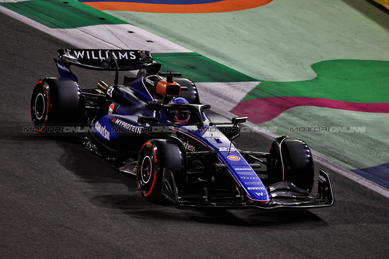 GP ARABIA SAUDITA, Alexander Albon (THA) Williams Racing FW46.

08.03.2024. Formula 1 World Championship, Rd 2, Saudi Arabian Grand Prix, Jeddah, Saudi Arabia, Qualifiche Day.

- www.xpbimages.com, EMail: requests@xpbimages.com © Copyright: Moy / XPB Images