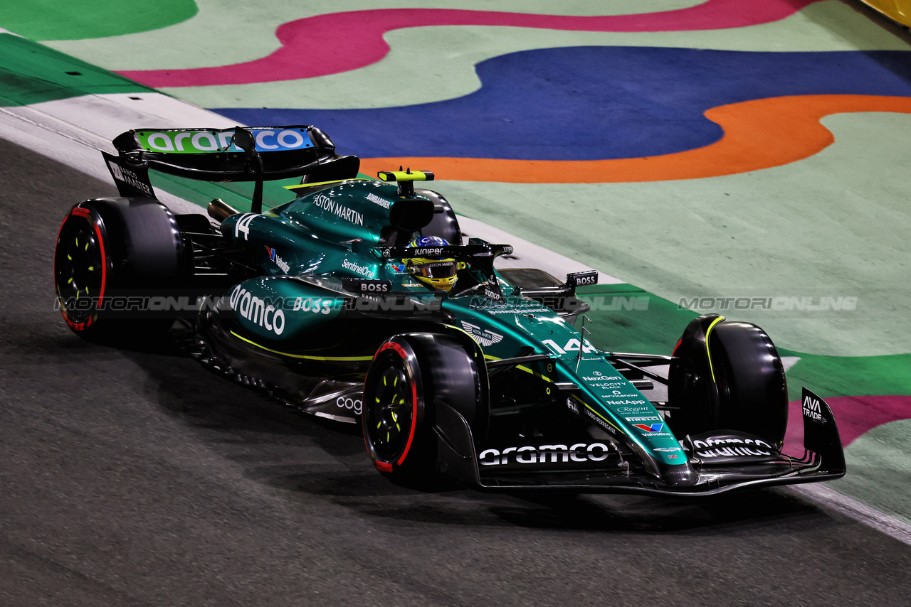 GP ARABIA SAUDITA, Fernando Alonso (ESP) Aston Martin F1 Team AMR24.

08.03.2024. Formula 1 World Championship, Rd 2, Saudi Arabian Grand Prix, Jeddah, Saudi Arabia, Qualifiche Day.

- www.xpbimages.com, EMail: requests@xpbimages.com © Copyright: Moy / XPB Images