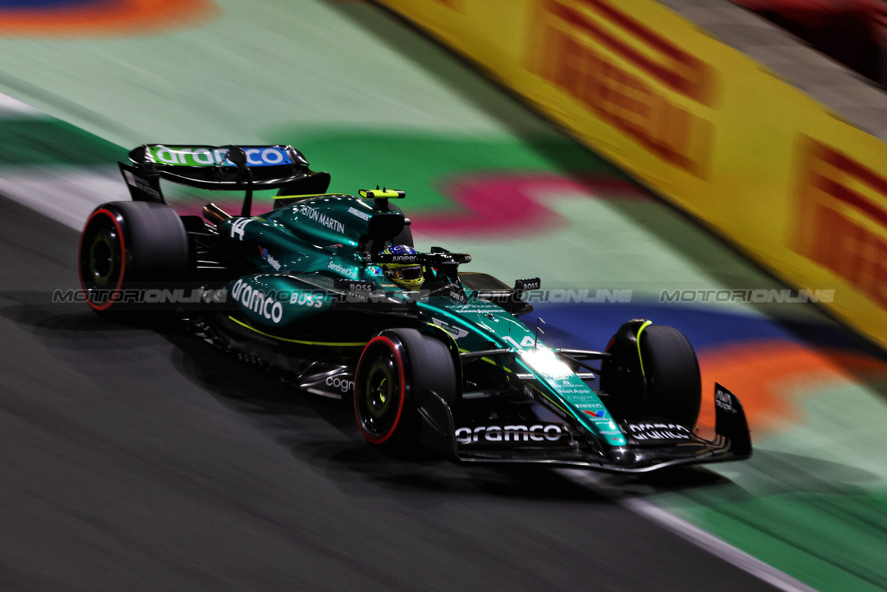 GP ARABIA SAUDITA, Fernando Alonso (ESP) Aston Martin F1 Team AMR24.

08.03.2024. Formula 1 World Championship, Rd 2, Saudi Arabian Grand Prix, Jeddah, Saudi Arabia, Qualifiche Day.

- www.xpbimages.com, EMail: requests@xpbimages.com © Copyright: Moy / XPB Images