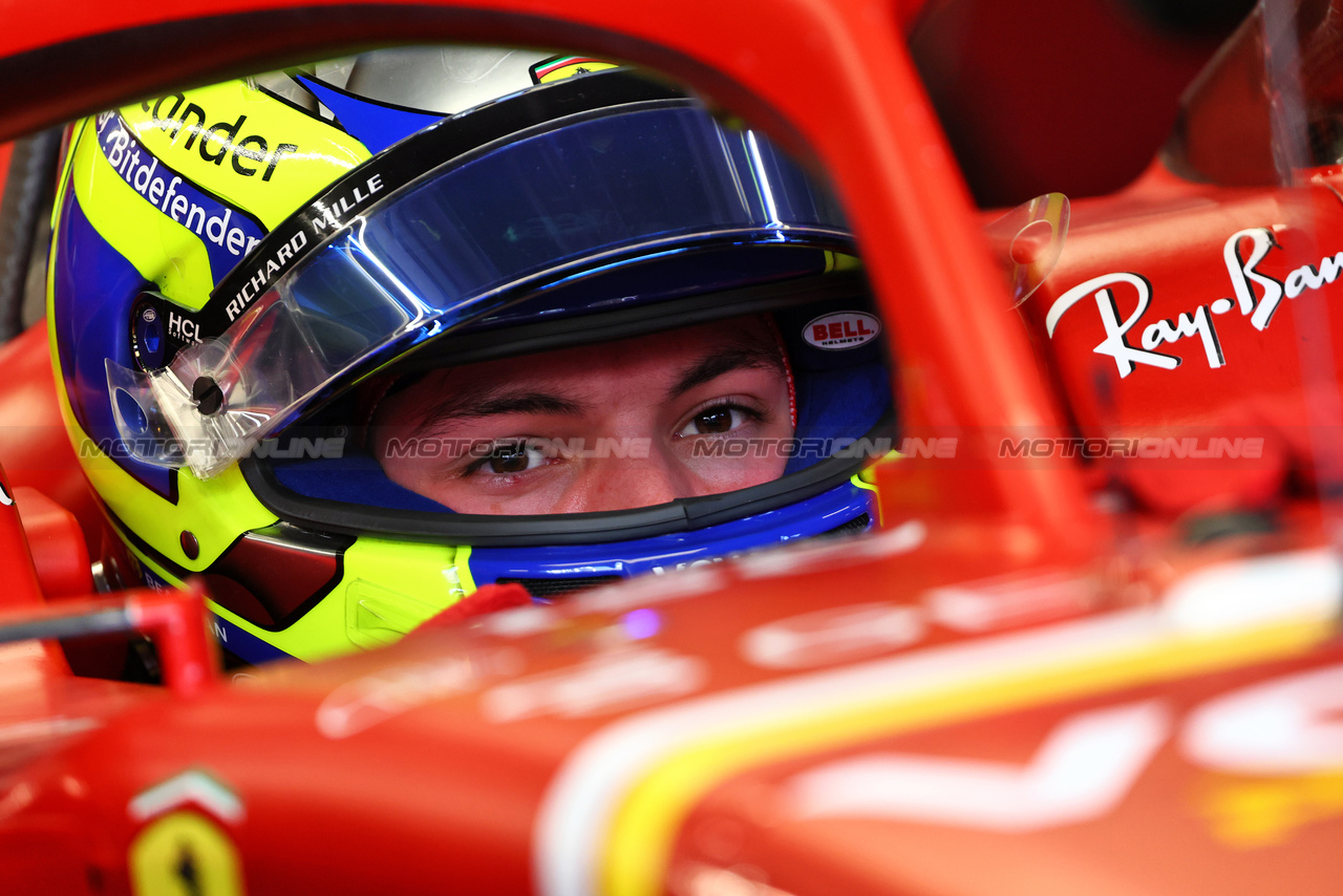 GP ARABIA SAUDITA, Oliver Bearman (GBR) Ferrari SF-24 Reserve Driver.

08.03.2024. Formula 1 World Championship, Rd 2, Saudi Arabian Grand Prix, Jeddah, Saudi Arabia, Qualifiche Day.

- www.xpbimages.com, EMail: requests@xpbimages.com © Copyright: Batchelor / XPB Images