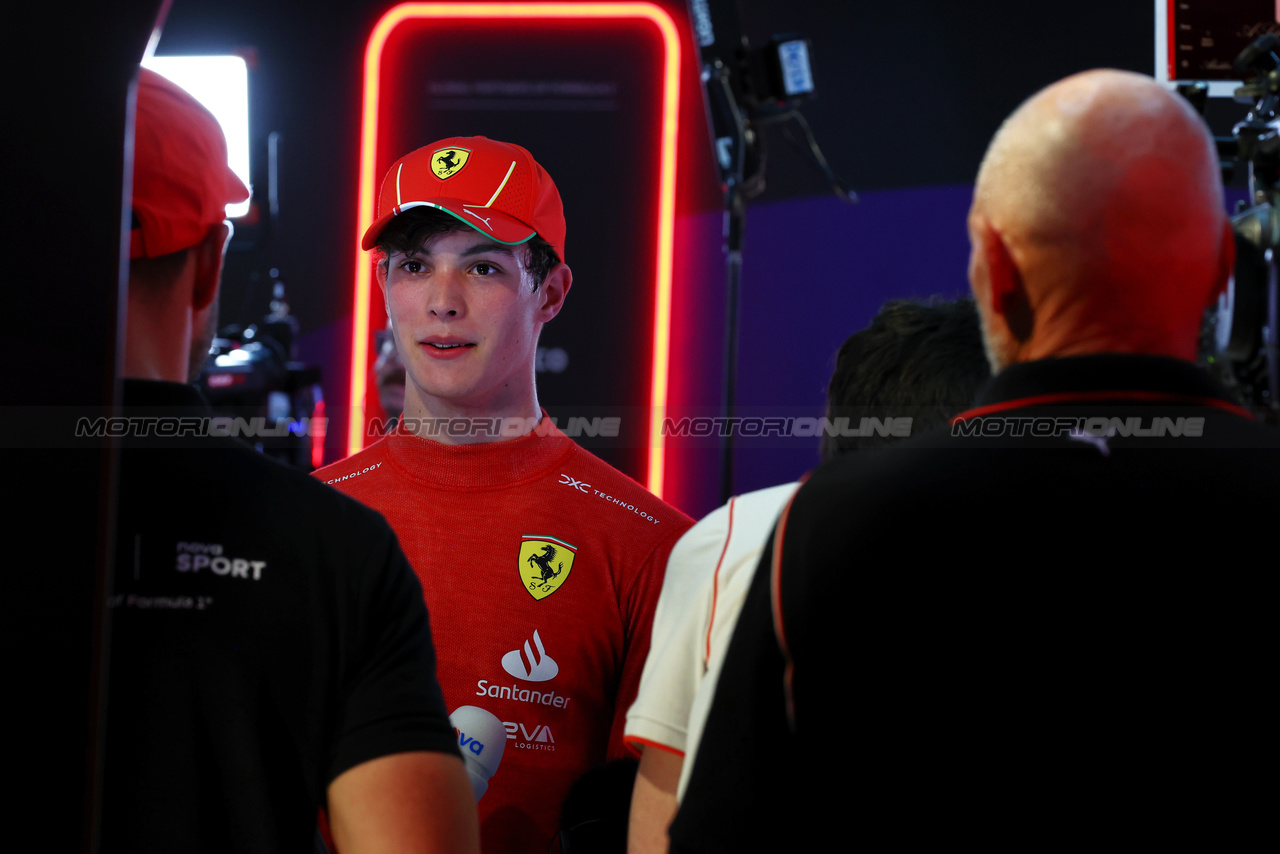 GP ARABIA SAUDITA, Oliver Bearman (GBR) Ferrari Reserve Driver.

08.03.2024. Formula 1 World Championship, Rd 2, Saudi Arabian Grand Prix, Jeddah, Saudi Arabia, Qualifiche Day.

 - www.xpbimages.com, EMail: requests@xpbimages.com © Copyright: Coates / XPB Images