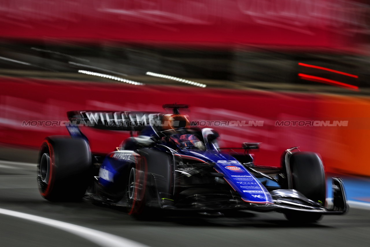 GP ARABIA SAUDITA, Alexander Albon (THA) Williams Racing FW46.

08.03.2024. Formula 1 World Championship, Rd 2, Saudi Arabian Grand Prix, Jeddah, Saudi Arabia, Qualifiche Day.

 - www.xpbimages.com, EMail: requests@xpbimages.com © Copyright: Coates / XPB Images