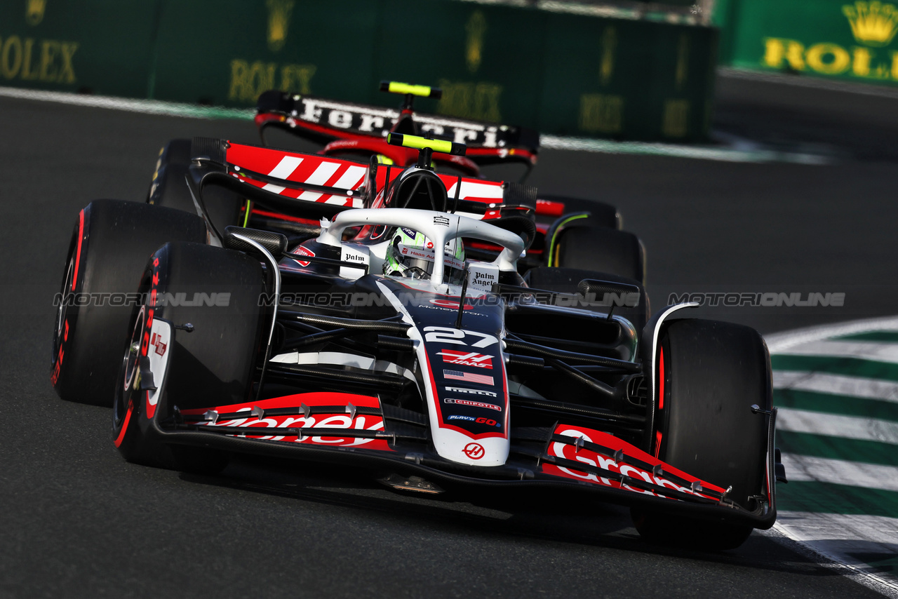 GP ARABIA SAUDITA, Nico Hulkenberg (GER) Haas VF-24.

08.03.2024. Formula 1 World Championship, Rd 2, Saudi Arabian Grand Prix, Jeddah, Saudi Arabia, Qualifiche Day.

- www.xpbimages.com, EMail: requests@xpbimages.com © Copyright: Moy / XPB Images