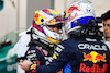 GP ARABIA SAUDITA, (L to R): Sergio Perez (MEX) Red Bull Racing with team mate e pole sitter Max Verstappen (NLD) Red Bull Racing in qualifying parc ferme.
08.03.2024. Formula 1 World Championship, Rd 2, Saudi Arabian Grand Prix, Jeddah, Saudi Arabia, Qualifiche Day.
- www.xpbimages.com, EMail: requests@xpbimages.com © Copyright: Batchelor / XPB Images