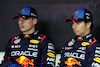 GP ARABIA SAUDITA, (L to R): Max Verstappen (NLD) Red Bull Racing e team mate Sergio Perez (MEX) Red Bull Racing in the post qualifying FIA Press Conference.
08.03.2024. Formula 1 World Championship, Rd 2, Saudi Arabian Grand Prix, Jeddah, Saudi Arabia, Qualifiche Day.
- www.xpbimages.com, EMail: requests@xpbimages.com © Copyright: Bearne / XPB Images