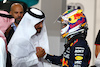 GP ARABIA SAUDITA, (L to R): Mohammed Bin Sulayem (UAE) FIA President with Sergio Perez (MEX) Red Bull Racing in qualifying parc ferme.
08.03.2024. Formula 1 World Championship, Rd 2, Saudi Arabian Grand Prix, Jeddah, Saudi Arabia, Qualifiche Day.
 - www.xpbimages.com, EMail: requests@xpbimages.com © Copyright: Coates / XPB Images