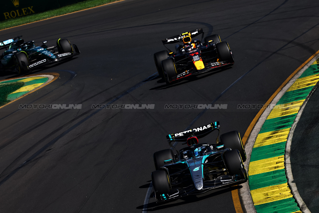 GP AUSTRALIA, George Russell (GBR) Mercedes AMG F1 W15.

24.03.2024. Formula 1 World Championship, Rd 3, Australian Grand Prix, Albert Park, Melbourne, Australia, Gara Day.

- www.xpbimages.com, EMail: requests@xpbimages.com © Copyright: Batchelor / XPB Images