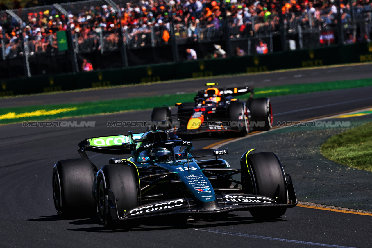 GP AUSTRALIA, Lance Stroll (CDN) Aston Martin F1 Team AMR24.

24.03.2024. Formula 1 World Championship, Rd 3, Australian Grand Prix, Albert Park, Melbourne, Australia, Gara Day.

- www.xpbimages.com, EMail: requests@xpbimages.com © Copyright: Batchelor / XPB Images