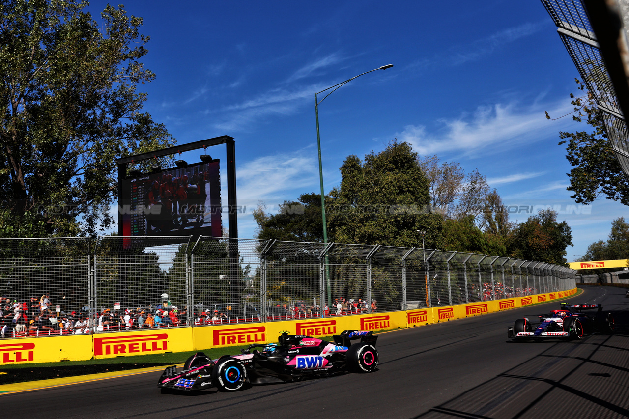 GP AUSTRALIA, Pierre Gasly (FRA) Alpine F1 Team A524.

24.03.2024. Formula 1 World Championship, Rd 3, Australian Grand Prix, Albert Park, Melbourne, Australia, Gara Day.

- www.xpbimages.com, EMail: requests@xpbimages.com © Copyright: Charniaux / XPB Images