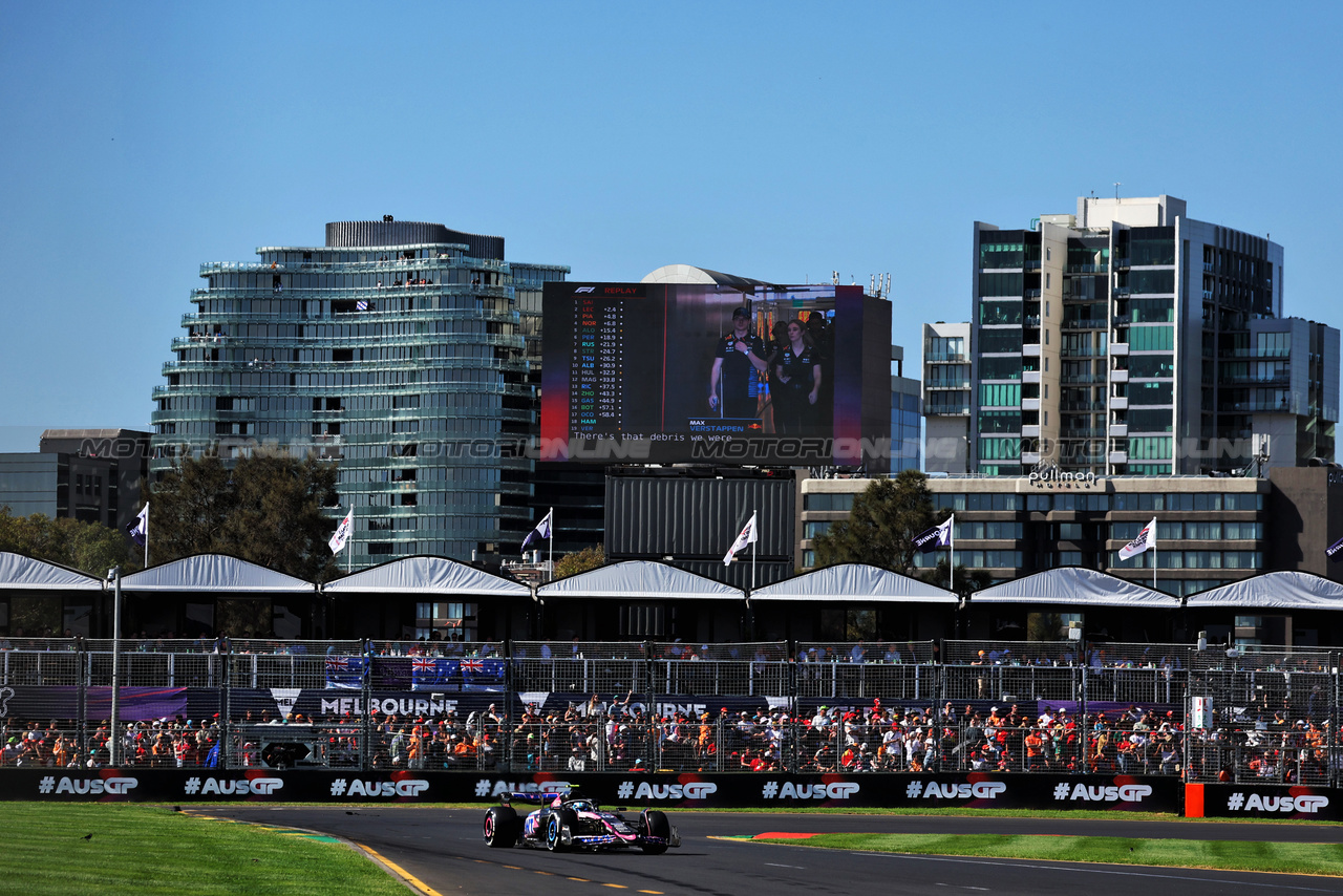 GP AUSTRALIA, Pierre Gasly (FRA) Alpine F1 Team A524.

24.03.2024. Formula 1 World Championship, Rd 3, Australian Grand Prix, Albert Park, Melbourne, Australia, Gara Day.

- www.xpbimages.com, EMail: requests@xpbimages.com © Copyright: Moy / XPB Images