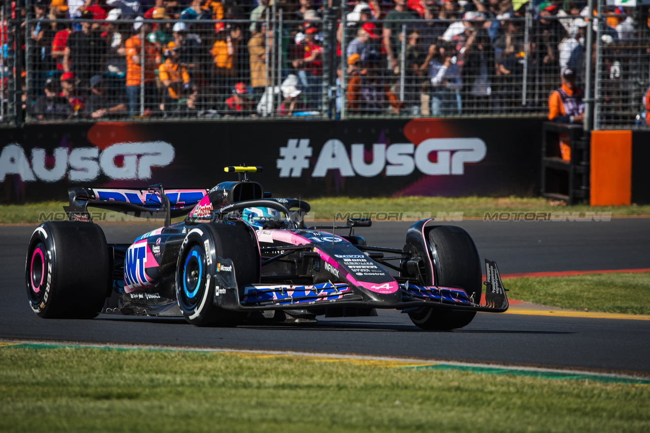 GP AUSTRALIA, Pierre Gasly (FRA) Alpine F1 Team A524.

24.03.2024. Formula 1 World Championship, Rd 3, Australian Grand Prix, Albert Park, Melbourne, Australia, Gara Day.

- www.xpbimages.com, EMail: requests@xpbimages.com © Copyright: Bearne / XPB Images