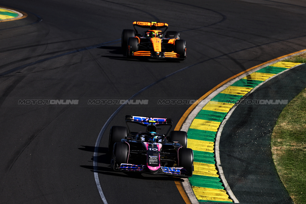 GP AUSTRALIA, Pierre Gasly (FRA) Alpine F1 Team A524.

24.03.2024. Formula 1 World Championship, Rd 3, Australian Grand Prix, Albert Park, Melbourne, Australia, Gara Day.

 - www.xpbimages.com, EMail: requests@xpbimages.com © Copyright: Coates / XPB Images