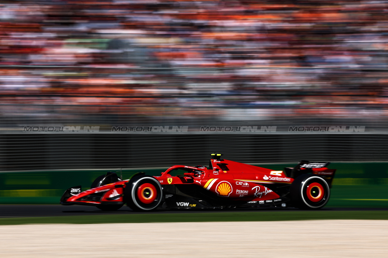 GP AUSTRALIA, Carlos Sainz Jr (ESP) Ferrari SF-24.

24.03.2024. Formula 1 World Championship, Rd 3, Australian Grand Prix, Albert Park, Melbourne, Australia, Gara Day.

 - www.xpbimages.com, EMail: requests@xpbimages.com © Copyright: Coates / XPB Images