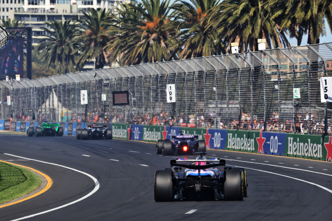 GP AUSTRALIA, Esteban Ocon (FRA) Alpine F1 Team A524.

24.03.2024. Formula 1 World Championship, Rd 3, Australian Grand Prix, Albert Park, Melbourne, Australia, Gara Day.

- www.xpbimages.com, EMail: requests@xpbimages.com © Copyright: Bearne / XPB Images