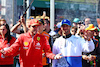 GP AUSTRALIA, (L to R): Carlos Sainz Jr (ESP) Ferrari e Daniel Ricciardo (AUS) RB on the drivers' parade.
24.03.2024. Formula 1 World Championship, Rd 3, Australian Grand Prix, Albert Park, Melbourne, Australia, Gara Day.
 - www.xpbimages.com, EMail: requests@xpbimages.com © Copyright: Coates / XPB Images
