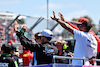 GP AUSTRALIA, Lewis Hamilton (GBR) Mercedes AMG F1 with Charles Leclerc (MON) Ferrari e Pierre Gasly (FRA) Alpine F1 Team on the drivers' parade.
24.03.2024. Formula 1 World Championship, Rd 3, Australian Grand Prix, Albert Park, Melbourne, Australia, Gara Day.
- www.xpbimages.com, EMail: requests@xpbimages.com © Copyright: Batchelor / XPB Images