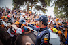GP AUSTRALIA, Sergio Perez (MEX) Red Bull Racing with fans.
24.03.2024. Formula 1 World Championship, Rd 3, Australian Grand Prix, Albert Park, Melbourne, Australia, Gara Day.
- www.xpbimages.com, EMail: requests@xpbimages.com © Copyright: Bearne / XPB Images