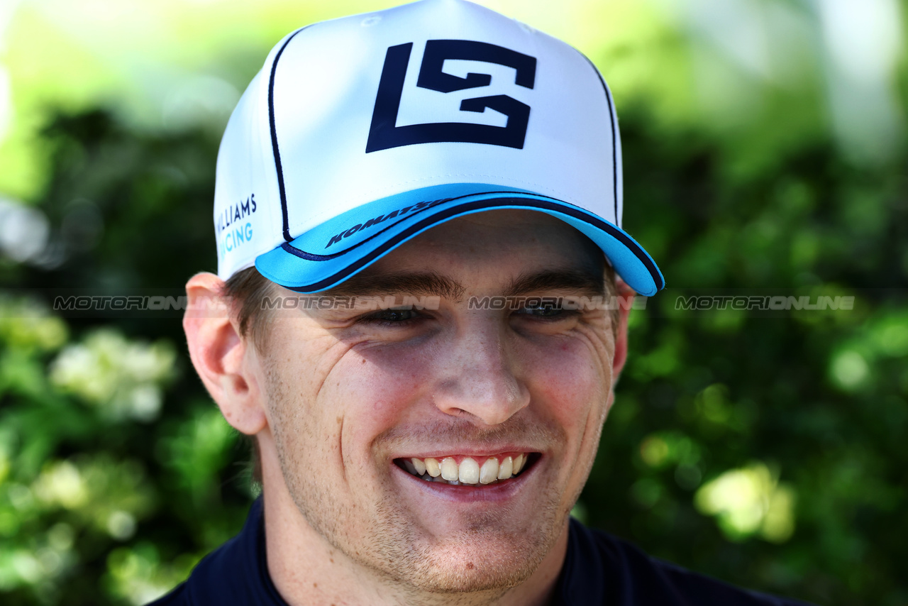 GP AUSTRALIA, Logan Sargeant (USA) Williams Racing.

21.03.2024. Formula 1 World Championship, Rd 3, Australian Grand Prix, Albert Park, Melbourne, Australia, Preparation Day.

 - www.xpbimages.com, EMail: requests@xpbimages.com © Copyright: Coates / XPB Images