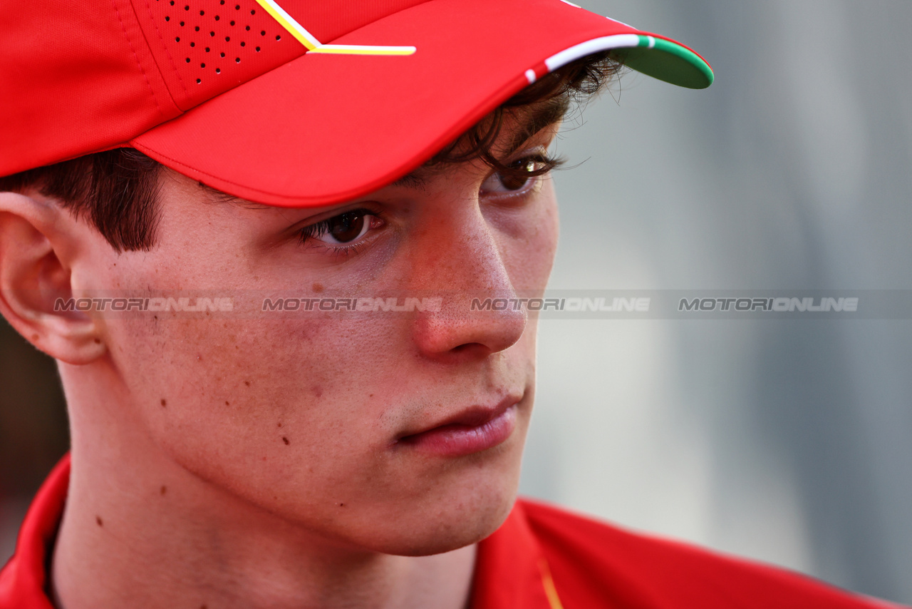 GP AUSTRALIA, Oliver Bearman (GBR) Ferrari Reserve Driver.

21.03.2024. Formula 1 World Championship, Rd 3, Australian Grand Prix, Albert Park, Melbourne, Australia, Preparation Day.

 - www.xpbimages.com, EMail: requests@xpbimages.com © Copyright: Coates / XPB Images