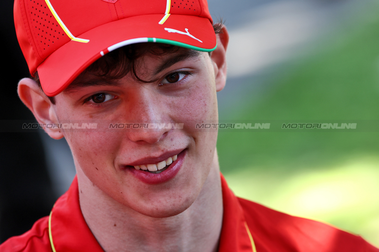 GP AUSTRALIA, Oliver Bearman (GBR) Ferrari Reserve Driver.

21.03.2024. Formula 1 World Championship, Rd 3, Australian Grand Prix, Albert Park, Melbourne, Australia, Preparation Day.

 - www.xpbimages.com, EMail: requests@xpbimages.com © Copyright: Coates / XPB Images