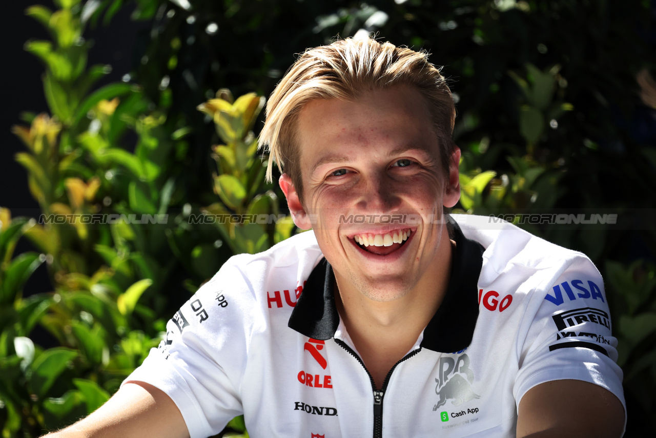 GP AUSTRALIA, Liam Lawson (NZL) RB Reserve Driver.

21.03.2024. Formula 1 World Championship, Rd 3, Australian Grand Prix, Albert Park, Melbourne, Australia, Preparation Day.

- www.xpbimages.com, EMail: requests@xpbimages.com © Copyright: Bearne / XPB Images