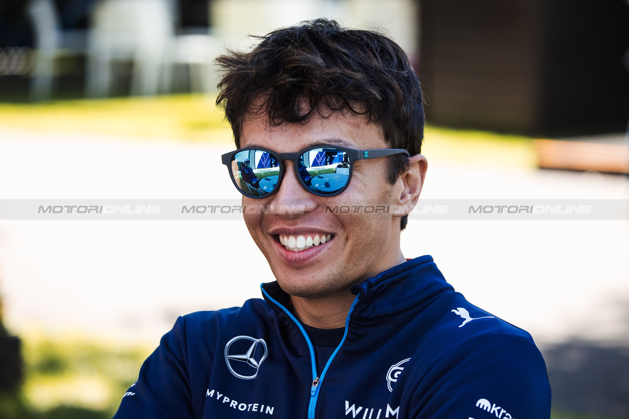 GP AUSTRALIA, Alexander Albon (THA) Williams Racing.

21.03.2024. Formula 1 World Championship, Rd 3, Australian Grand Prix, Albert Park, Melbourne, Australia, Preparation Day.

- www.xpbimages.com, EMail: requests@xpbimages.com © Copyright: Bearne / XPB Images