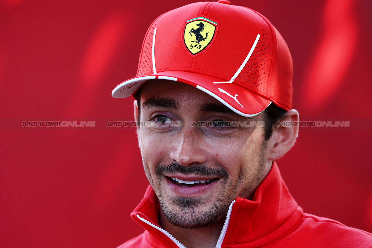 GP AUSTRALIA, Charles Leclerc (MON) Ferrari.

21.03.2024. Formula 1 World Championship, Rd 3, Australian Grand Prix, Albert Park, Melbourne, Australia, Preparation Day.

 - www.xpbimages.com, EMail: requests@xpbimages.com © Copyright: Coates / XPB Images