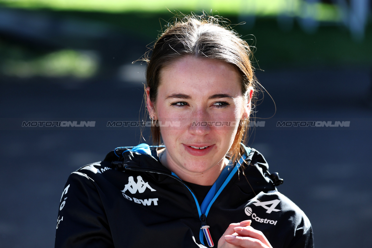 GP AUSTRALIA, Katy Bell (GBR) Alpine F1 Team Electronic Systems Engineer.

21.03.2024. Formula 1 World Championship, Rd 3, Australian Grand Prix, Albert Park, Melbourne, Australia, Preparation Day.

- www.xpbimages.com, EMail: requests@xpbimages.com © Copyright: Moy / XPB Images